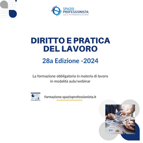Webinar Diritto e Pratica del Lavoro - Maggio 2024